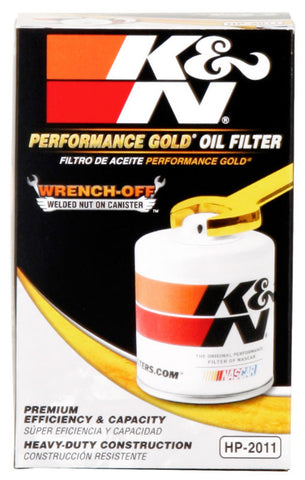K&N Oil Filter OIL FILTER; AUTOMOTIVE - HP-2011