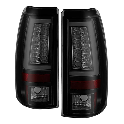 Spyder 03-06  Chevy Silverado (Does Not Fit Stepside) Version 2 LED Tail Lights - Black Smoke - 5083272