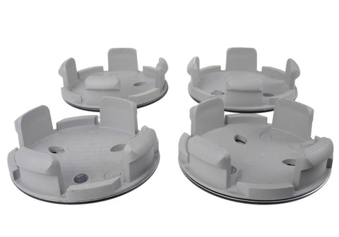 Ford Racing Ford Car Black & Chrome Wheel Center Cap Kit - Satin - M-1096K-BCS