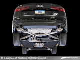 AWE Tuning Audi C7.5 A6 3.0T Touring Edition Exhaust - Quad Outlet Chrome Silver Tips - 3015-42072