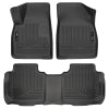 Husky Liners Weatherbeater 17-23 Cadillac XT5 / 17-23 GMC Acadia Front & 2nd Seat Floor Liners - Blk - 99141