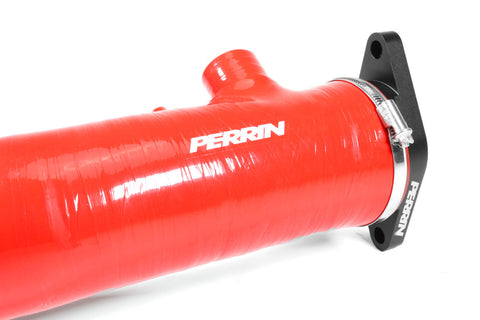 Perrin 2022+ Subaru WRX Red 3in Turbo Inlet Hose w/ Nozzle - PSP-INT-425RD