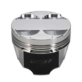 Manley Mitsubishi 4G63/4G63T EVO VIII/IX 85.5mm Bore 10.0:1 Comp Flat Top Pistons w/Rings (ED) - 606405CE-4