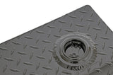 Dee Zee Universal Tanks - Wedge Rectangle Black Tread Aluminum - DZ92556B