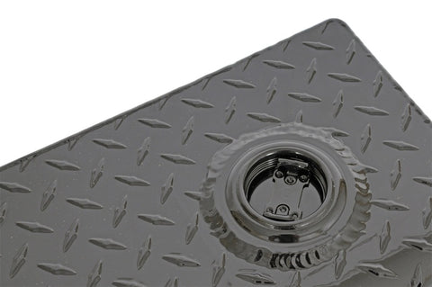 Dee Zee Universal Tanks - Long Rectangle Black-Tread Aluminum - DZ92556NB