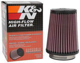K&N Filter Universal Rubber Filter 3  Flange 4 1/2 Base inch 3 1/2 inch Top 5 3/4 inch Height - RU-5111