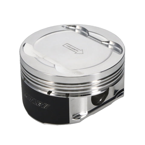 Manley Ford 3.7L Cyclone 3.770in Bore 1.239in Comp Height -5.0cc Dish Piston Set - 599510C-6