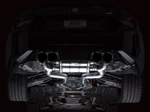AWE Tuning 23-24 BMW G87 M2 SwitchPath Edition Exhaust - Diamond Black Tips - 3025-43487