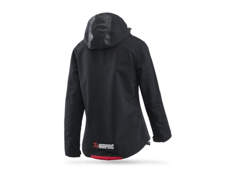 Akrapovic Womens Corpo Rain Jacket Black - 2XL - 802079