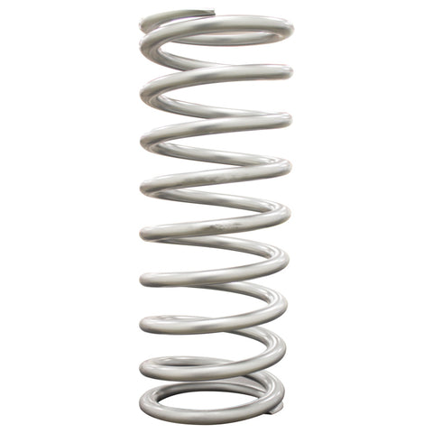 QA1 2-1/2in ID High Travel Spring - 12in Length x 350lbs/in - Silver Powder Coated - 12HT350