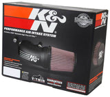 K&N 08-17 Harley-Davidson Touring Models Performance Air Intake System Silver - 57-1134S