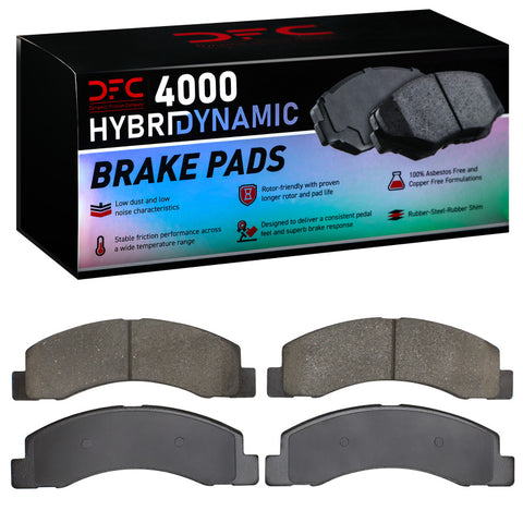 DFC 99-05 Ford F-350 Super Duty 4WD Front 4000 Hybridynamic Brake Pads - 4000-0756-00