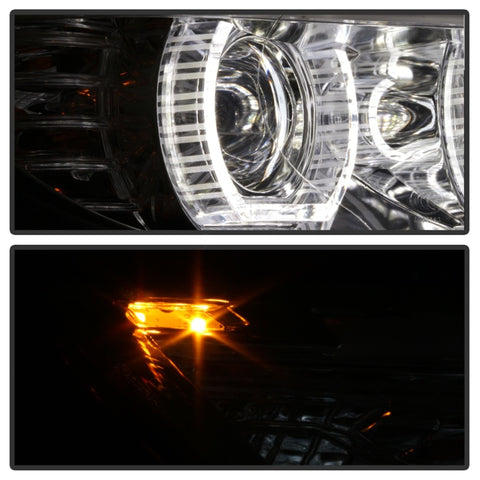Spyder 08-10 BMW F92 3 Series Proj Headlight - High Beam H3 DRL LED - Chrome - PRO-YD-BMWE9208-DRL-C - 5086518