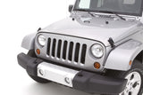 AVS 07-18 Jeep Wrangler Unlimited Aeroskin Low Profile Hood Shield - Chrome - 622060