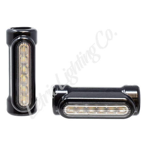 Letric Lighting Engine Guard Lights Blk/Wht - LLC-EGL-B
