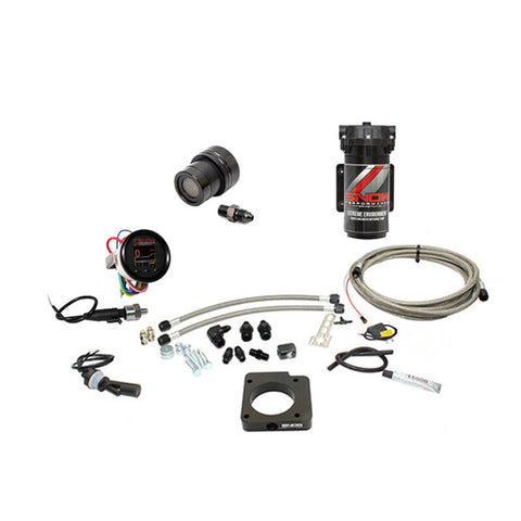 Snow Performance 05-14 STI Stg 2 Boost Cooler Water Inj. Kit (SS Braided Line/4AN Fittings) w/o Tank - SNO-2110-BRD-T