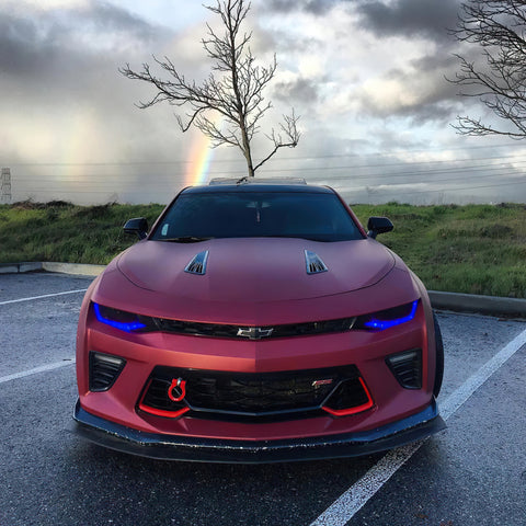 Oracle 16-18 Chevy Camaro RGB+W Headlight DRL Upgrade Kit - ColorSHIFT w/ 2.0 Controller - 1345-333