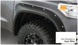 Bushwacker 16-18 Toyota Tundra Fleetside Pocket Style Flares 4pc 66.7/78.7/97.6in Bed - Super White - 30918-13
