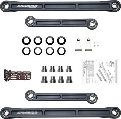 Camburg Toyota Tundra 2WD/4WD 22-23 KINETIK Series Rear Billet Trailing Arm Kit - CAM-320029-GRY