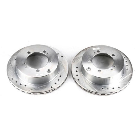 Power Stop 91-96 Dodge Stealth Rear Evolution Drilled & Slotted Rotors - Pair - JBR584XPR