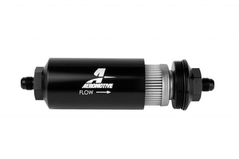 Aeromotive In-Line Filter - (AN-06 Male) 100 Micron Stainless Steel Element - 12349