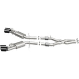 MagnaFlow SYS Cat-Back 2015-2017 Cadillac CTS-V 6.2L Quad 4in Carbon Fiber Tips - 19011