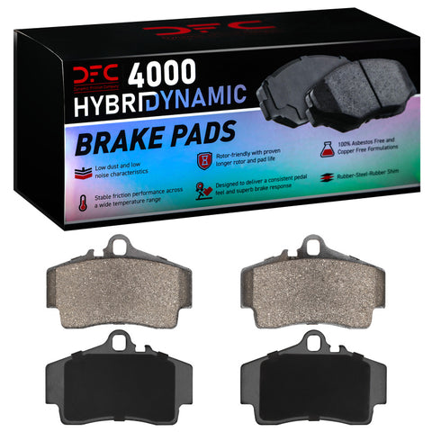 DFC 97-12 Porsche Cayman Rear 4000 Hybridynamic Brake Pads - 4000-0738-00