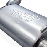 Stainless Works 2024 Mustang GT Catback Dual Tips Legend Sound H-Pipe Factory Connect Exhaust - M24CBHFCL
