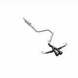 MagnaFlow 2019 Hyundai Veloster 1.6L 2.5in Center Exit Stainless Steel Cat-Back Exhaust w/Blk Tips - 19455