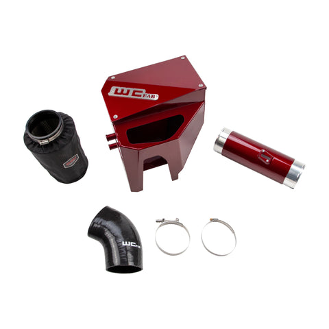 Wehrli 20-25 6.7L Power Stroke 4in. Intake - WCFab Red - WCF100282-RED