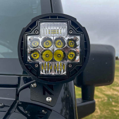 ARB Nacho Jeep JK A Pillar TM5 Mounts - V2JK1