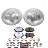 Power Stop 05-09 Audi A4 Rear Z26 Street Warrior Brake Kit - K4624-26
