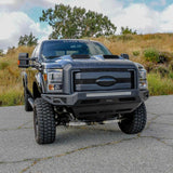 Westin 2011-2016 Ford F-250/350/450/550 Super Duty Pro-Mod Front Bumper - Textured Black - 58-41205