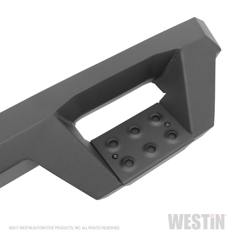 Westin 07-18 Chevrolet Silverado 1500 CC 5.5ft Bed HDX Drop W2W Nerf Step Bars - Tex. Blk - 56-534565