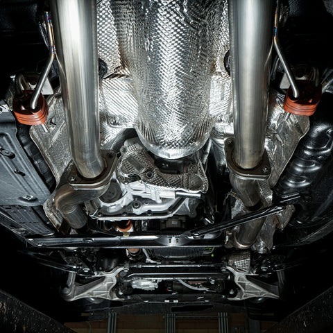 Stainless Works 18-19 Dodge Durango 6.4L Redline Catback Exhaust w/ Black Tips - DUR18CBR-B