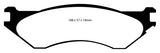 EBC 06-11 Dodge Ram 1500 Mega Cab 2WD Yellowstuff Rear Brake Pads - DP41729R