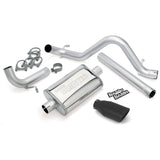 Banks Power 12-15 Jeep 3.6L Wrangler Unlimited - 4dr Monster Exh Sys - SS Single Exh w/ Black Tip - 51343-B
