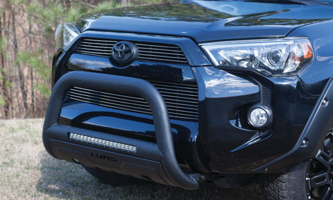Lund 05-15 Toyota Tacoma Bull Bar w/Light & Wiring - Black - 47121210