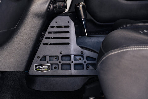 DV8 07-18 Jeep Wrangler JK Center Console Molle Panels & Device Bridge - CCJK-01