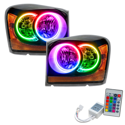 Oracle 04-06 Dodge Durango SMD HL - Black - ColorSHIFT w/ Simple Controller - 7107-504