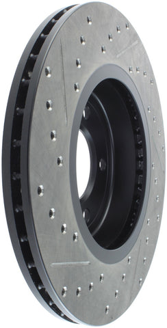 StopTech 06-08 BMW Z4 / 00-07 330 Series (E46/E90) Slotted & Drilled Left Front Rotor - 127.34052L