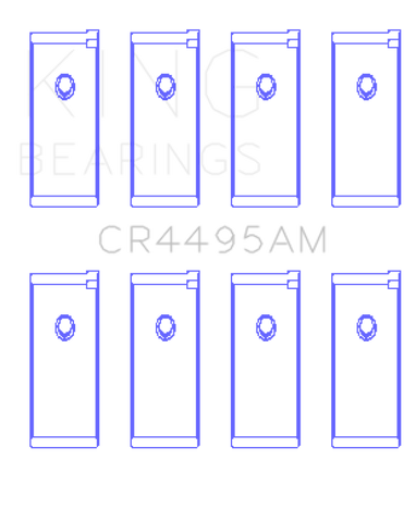 King Engine Bearings Mazda E3/E5/(Size +0.25mm) Connecting Rod Bearing Set - CR4495AM0.25