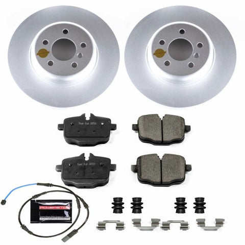 Power Stop 11-16 BMW 550i Rear Z23 Evolution Sport Coated Brake Kit - CRK6037