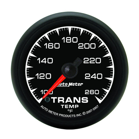 Autometer ES 52.4mm Full Sweep Electronic 100-260 Degree F Transmission Temperature Gauge - 5957