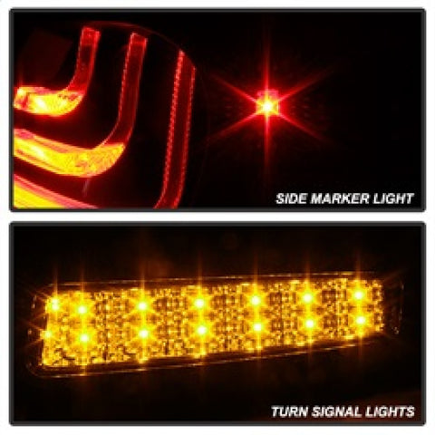 Spyder 07-11 Lexus GS 350 LED Tail Lights Black ALT-YD-LGS06-LED-BK - 5082596
