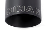 Dinan Double-Walled 4in Clamp-On Exhaust Tip - Black - 4in Outlet / 2.75in Inlet - D663-0556-BOX