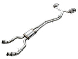 AWE Tuning Audi 2019-2023 C8 A6/A7 3.0T Touring Edition Cat-Back Exhaust- Turn Downs - 3015-31003