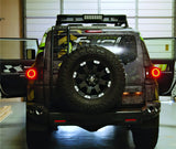 Oracle Toyota FJ Cruiser 07-12 LED Tail Light Halo Kit - Red - 2540-003