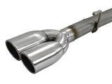 aFe Gemini XV 3in 304 SS Cat-Back Exhaust w/ Cutout 19-21 GM Silverado/Sierra 1500 V8- w/ Black Tips - 49-34139-P