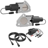 QTP 2.5in Bolt-On QTEC Dual Electric Cutout Valves - Pair - QTEC50